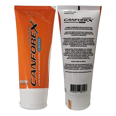PROMO Kit com 2 Canforex Creme Canforado 200g