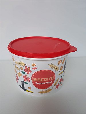 TUPPER CAIXA BISCOITO LINHA FLORAL - 1,6 Kg