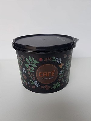 TUPPER CAIXA CAFÉ LINHA FLORAL - 700grs
