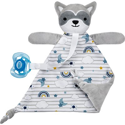 NANINHA COM PRENDEDOR DE CHUPETA GUAXINIM | BUBA