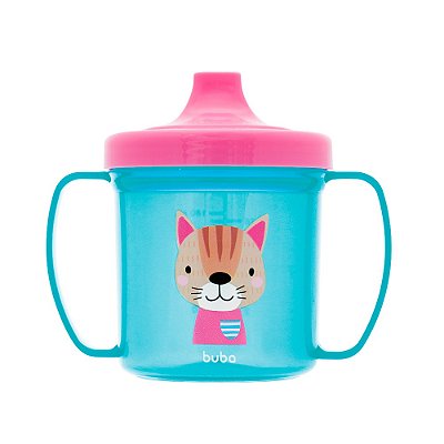 COPO DE TREINAMENTO COM ALÇAS GATINHO 180ML | BUBA