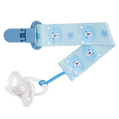 PRENDEDOR DE CHUPETA URSINHO AZUL | BUBA