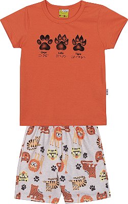 CONJUNTO INFANTIL MENINO ESTAMPADO | JACA-LELÉ (10 ANOS)