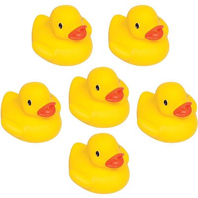 PATINHOS DE BANHO AMARELO | BUBA (6 UNID)