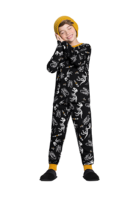 PIJAMA INFANTIL MENINO ESTAMPADO DINO | ALAKAZOO (3 / 8 ANOS)