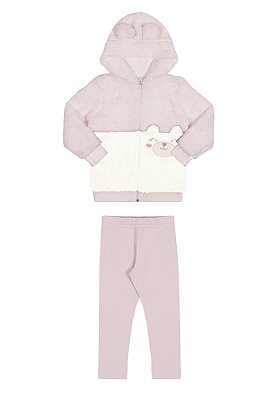 CONJUNTO INFANTIL MENINA URSINHO PELUDO | ALAKAZOO (3 ANOS)