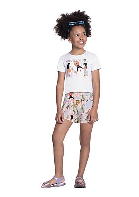 CONJUNTO INFANTIL MENINA ESTAMPADO | ALAKAZOO (6 / 10 / 16 ANOS)