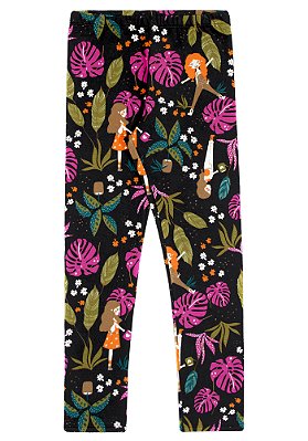 CALÇA LEGGING INFANTIL ESTAMPADA FRUTA