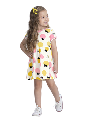 VESTIDO INFANTIL MENINA TEXTURIZADO | ALAKAZOO (3 ANOS)