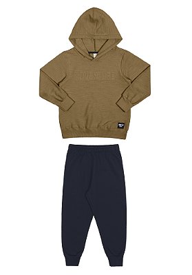 CONJUNTO INFANTIL MENINO MOLETOM | ALAKAZOO (4 / 10 ANOS)