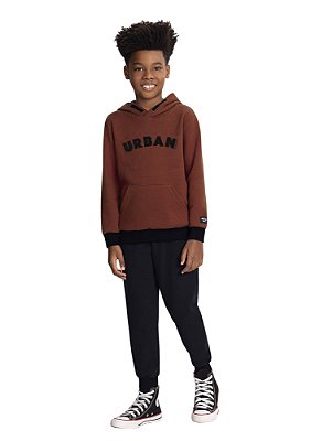 CONJUNTO INFANTIL MENINO COM BLUSÃO BORDADO | ALAKAZOO (4 A 16 ANOS)