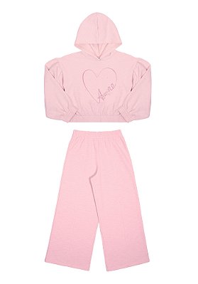 CONJUNTO INFANTIL MENINA COM BLUSÃO E PANTALONA | ALAKAZOO (14 ANOS)