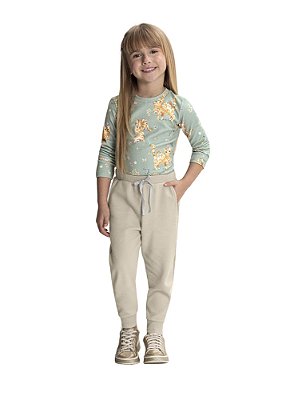 BLUSA INFANTIL MENINA EM MALHA SOFT ESTAMPADA | ALAKAZOO (1 A 10 ANOS)