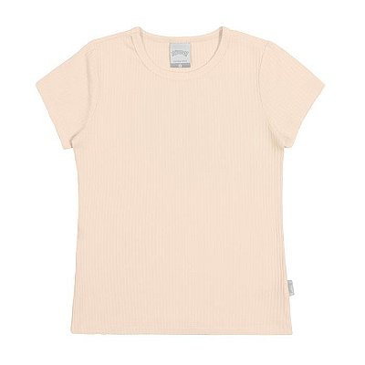 BLUSA INFANTIL MENINA CANELADA BÁSICA | ALAKAZOO (1 A 12 ANOS)