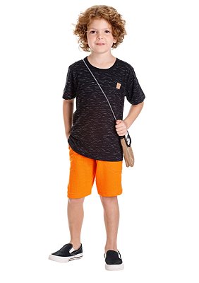 CAMISETA INFANTIL MENINO EM MALHA JET | PIMENTINHA (3M A 16 ANOS)