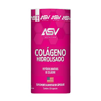 Colágeno Hidrolisado com Bioativos (120 caps) | ASV Nutrition