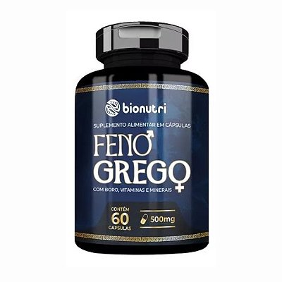 Feno Grego 500Mg - 60 Caps | BIONUTRI