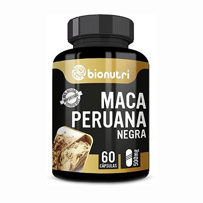Maca Peruana Negra (500mg) - 60 Cápsulas | Bionutri