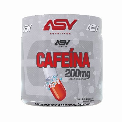 Cafeína Termogênico 200mg - 60 caps | ASV Nutrition
