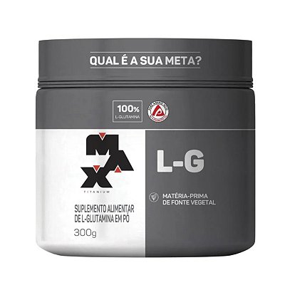 Glutamina L-G Max (Matéria-prima de fonte vegetal) | Max Titanium