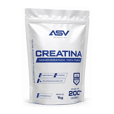 Creatina ASV - 1 Kg (Refil) | ASV Nutritition