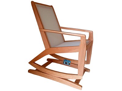 Cadeira de balanço com molas / sling branca