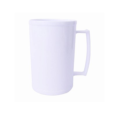 Caneca Chopp Acrílico 500ml - Branco