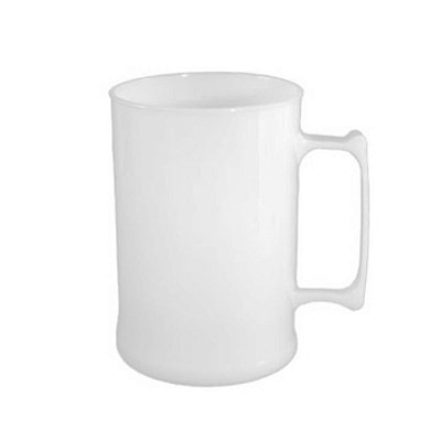 Caneca de Chopp Acrílico 400ml - Branco