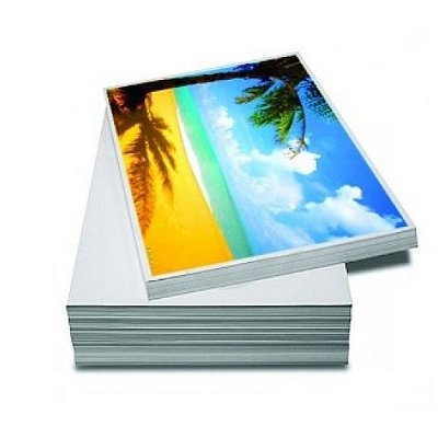 Papel Fotográfico Glossy - Dupla Face - A4 - 230 G/m2 - Pack 20 Folhas