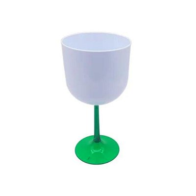Taça Gin Com Pé Verde Neon 550ml