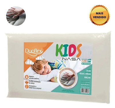 Travesseiro Infantil Nasa Kids Antialérgico Macio - Duoflex