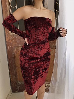 Vestido Sexy Lady Midi