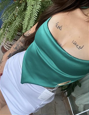 Cropped Candy - Verde Esmeralda