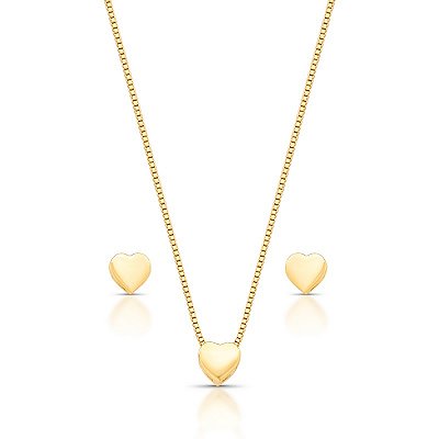 Conjunto mini coração