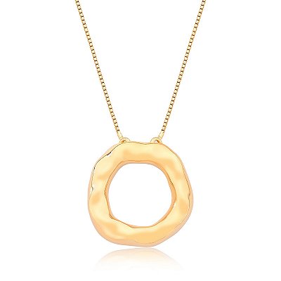 Colar textura circular