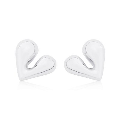 Brinco coração lovely