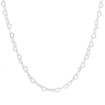 Colar corrente corações