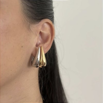 Brinco argola gota