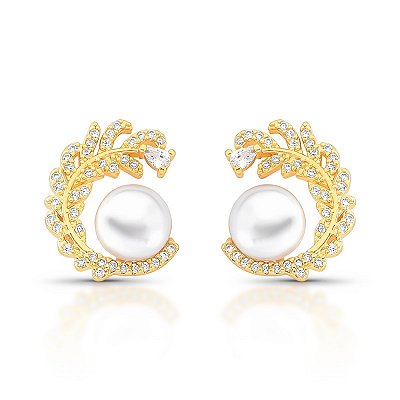 Brinco pérola ramos