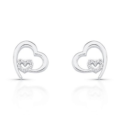 Brinco coração luz