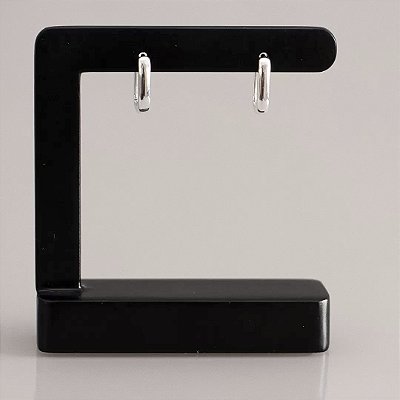 Brinco argola quadrada