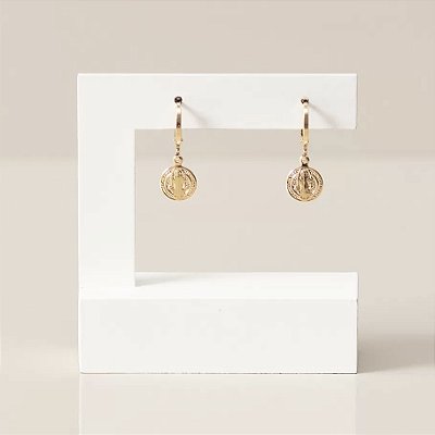 Brinco argola São Bento