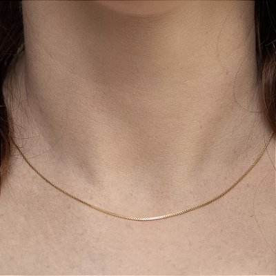 Colar corrente veneziana 45cm