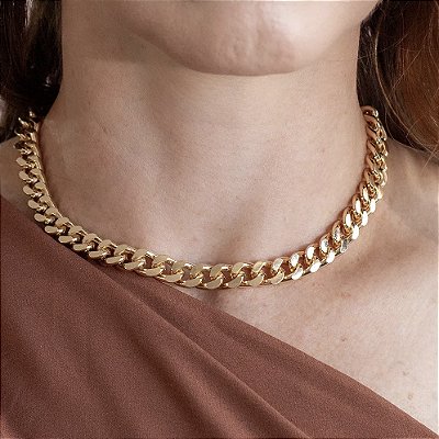 Colar corrente elos grummet