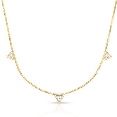 Colar vértices triangular