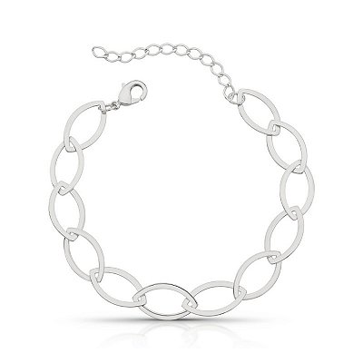 Pulseira elos folha