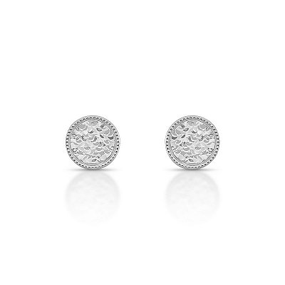 Brinco diamantado circular