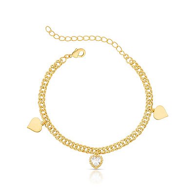 Pulseira corações