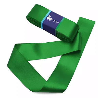 Fita de Cetim Najar Nº 9 C/10m x 38mm Cor 23 Verde Bandeira