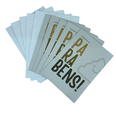 Cartão Comemorativo Desmotivacional 10x15cm Mais Um Ano C/5 unid